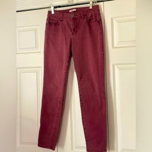 CABI size 8 straight leg jeans. Good used condition, stretchy fabric.